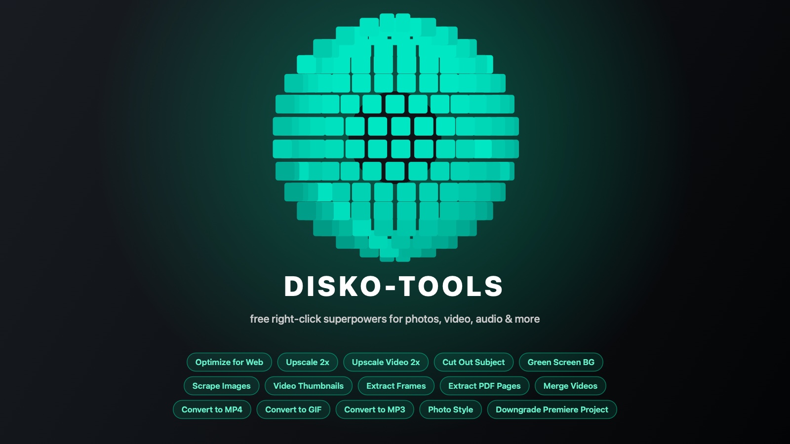 Fifteen right-click tools, one free installer — everything runs on your Mac